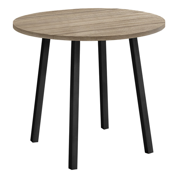 Petit ensemble de salle à manger de 3 pièces avec tablette rabatante de 35 po - taupe foncé