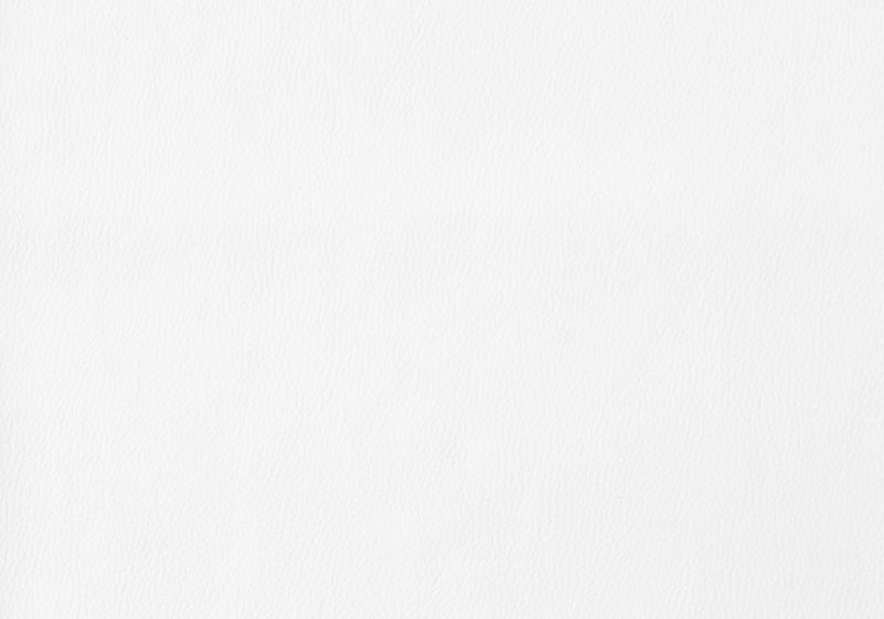 Chaise de salle à manger chrome et apparence cuir blanc, 2 pièces