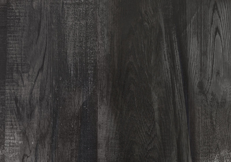 Table de salle à manger d’apparence bois recyclé noir