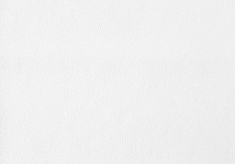 Chaise de salle à manger chrome et apparence cuir blanc, 2 pièces