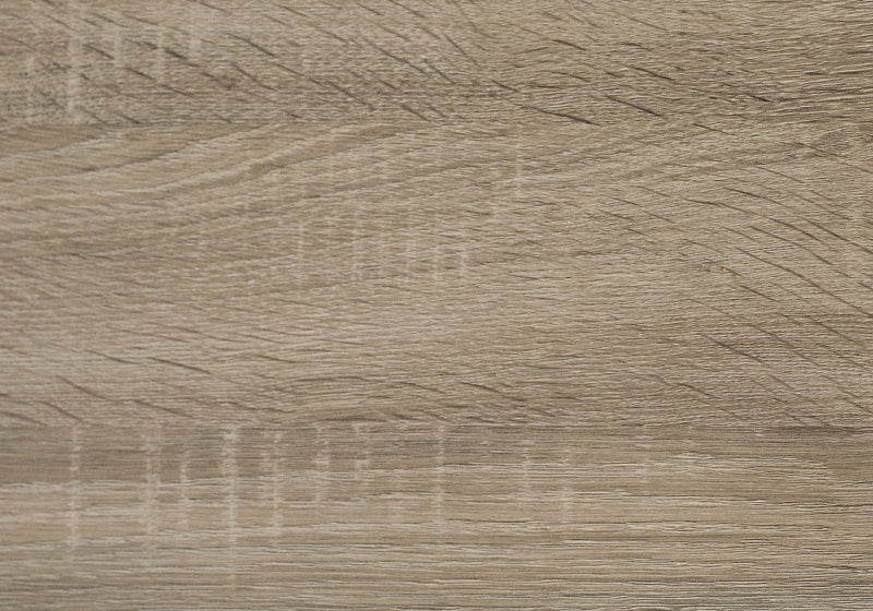 Table de salle à manger taupe foncé et métal chromé