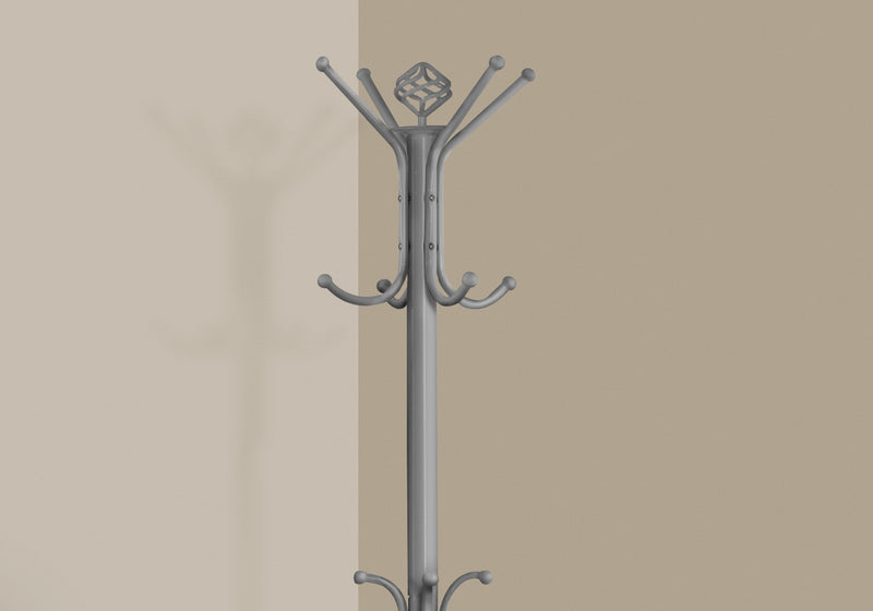 Portemanteau en métal argenté