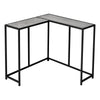 Console noire et d’apparence bois gris
