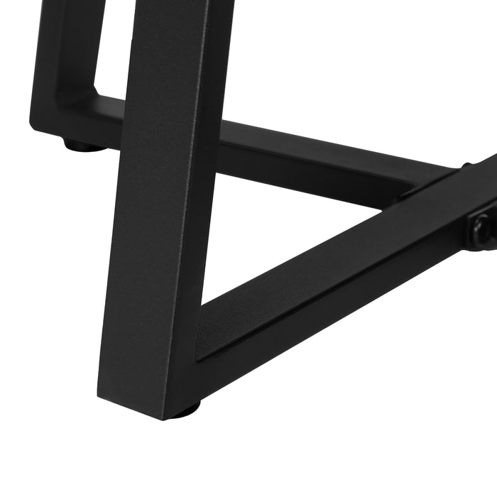 Table d’appoint métal noir et en métal noir