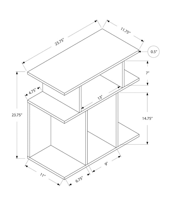 Table d'appoint grise
