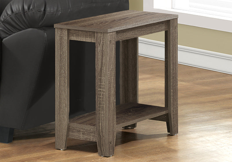 Table d'appoint taupe foncé