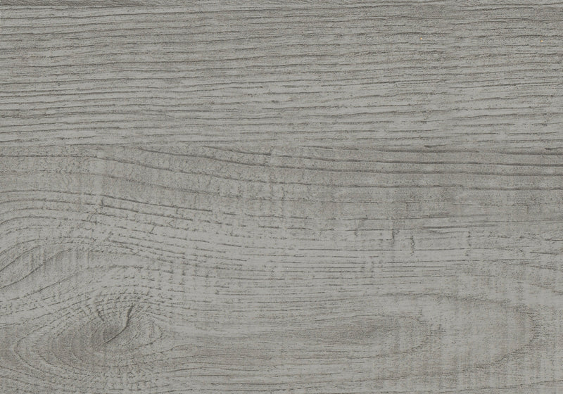 Table de nuit d’appoint métal noir et d’apparence bois gris