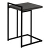 Table d’appoint grise et métal noir