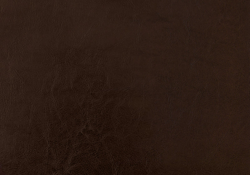 Lit simple d’apparence cuir brun foncé