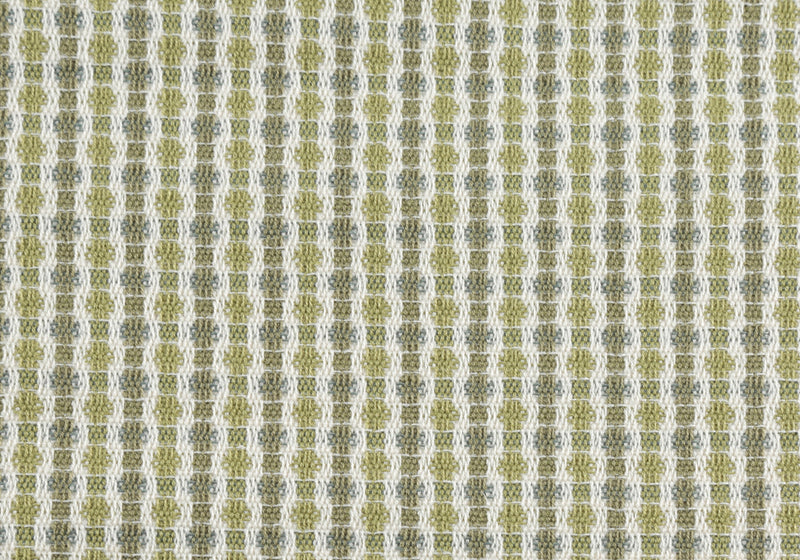 Coussin 2 pièces abstrait à pois vert foncé et clair