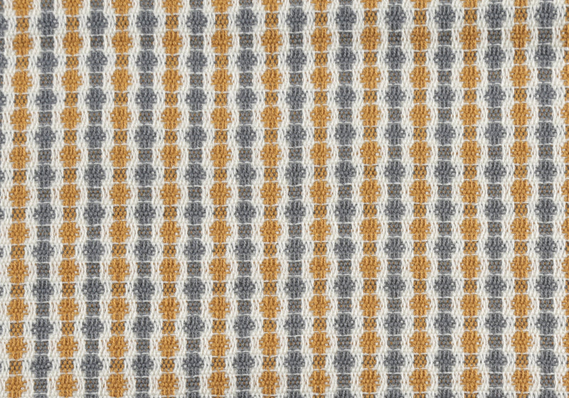 Coussin 1 pièce abstrait à pois gris et doré