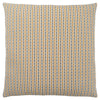 Coussin 1 pièce abstrait à pois gris et doré