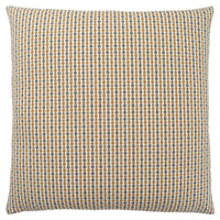 Coussin 1 pièce abstrait à pois gris et doré