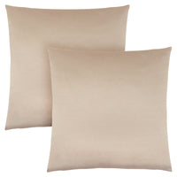 Coussin 2 pièces doré satiné