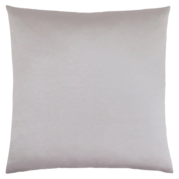 Coussin 1 pièce argenté satiné