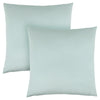 Coussin 2 pièces menthe satiné