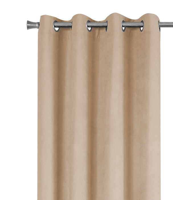 Rideau assombrissant 2 pièces beige - 54 po x 95 po