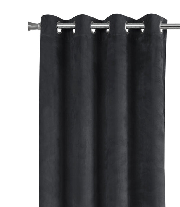 Rideau assombrissant 2 pièces gris - 52 po x 84 po