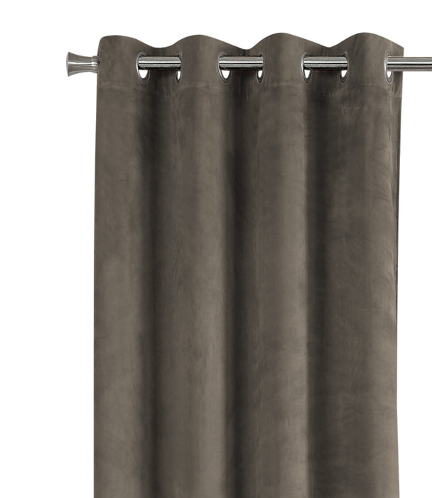 Rideau assombrissant 2 pièces taupe - 52 po x 84 po