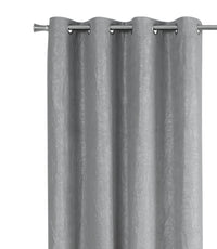 Rideau assombrissant 2 pièces argenté - 52 po x 95 po