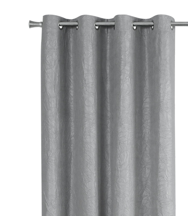 Rideau assombrissant 2 pièces argenté - 52 po x 95 po