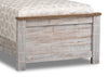 Kaia Twin 5-Piece Bedroom Package - {Country} style Bedroom Package in Whitewash {Engineered Wood}