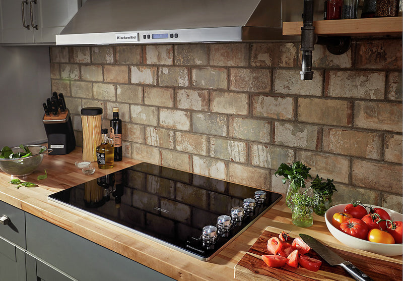 Surface de cuisson électrique KitchenAid de 30 po à 5 éléments - acier inoxydable - KCES550HSS