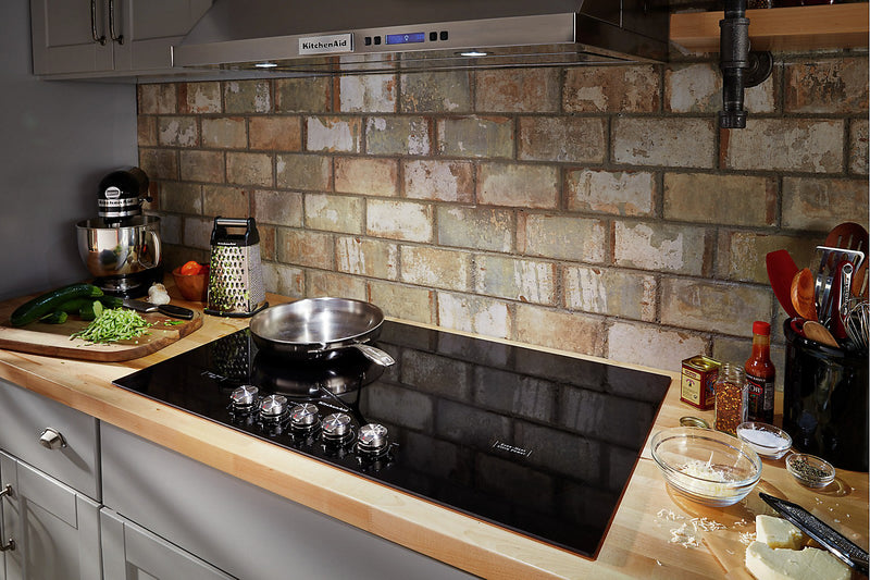 Surface de cuisson électrique KitchenAid de 36 po à 5 éléments - noire - KCES556HBL