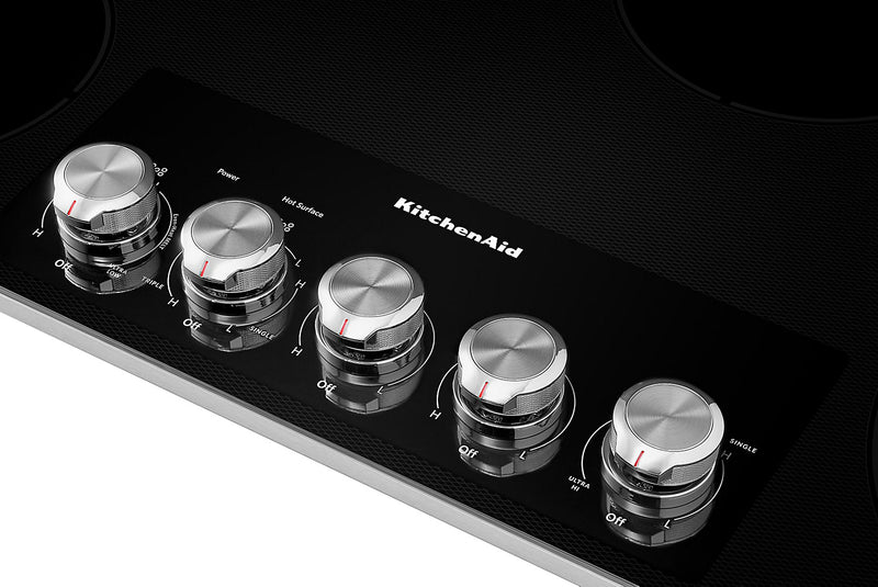 Surface de cuisson électrique KitchenAid de 36 po à 5 éléments - acier inoxydable - KCES556HSS