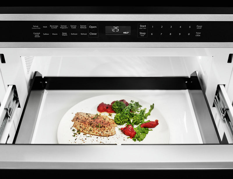 Four à micro-ondes encastré KitchenAid de 1,2 pi³ avec cuisson à 950 W - acier inoxydable - KMBD104GSS