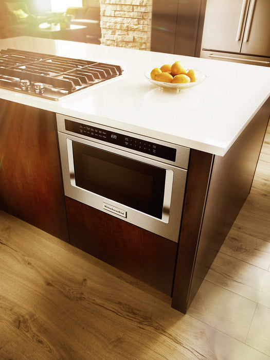 Four à micro-ondes encastré KitchenAid de 1,2 pi³ avec cuisson à 950 W - acier inoxydable - KMBD104GSS