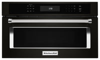Four à micro-ondes encastré KitchenAid de 1,4 pi³ avec cuisson à 900 W - acier inoxydable noir avec …
