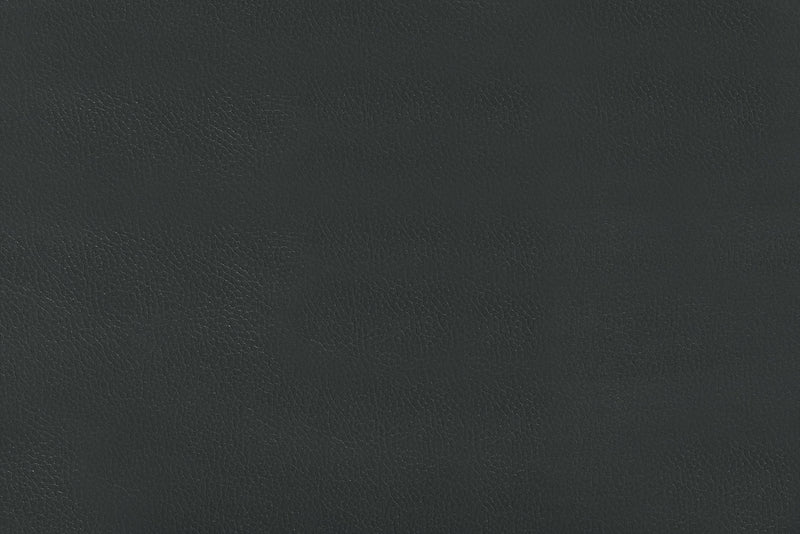 Sofa sectionnel inclinable Leo 5 pièces de style cinéma maison en tissu d’apparence cuir avec consoles de rangement et porte-gobelets - gris