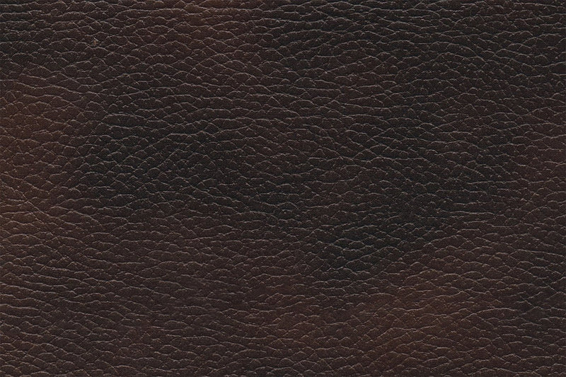 Sofa sectionnel inclinable Leo 5 pièces en tissu d’apparence cuir avec console de rangement et 2 porte-gobelets - brun noyer