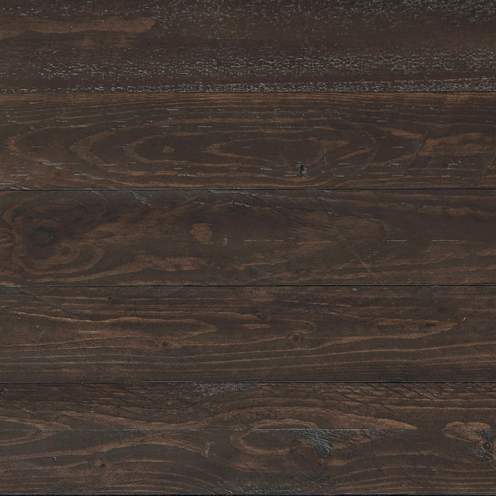 Table de bout rustique Madison de 24 po avec rangement et tablette - bois gris-brun