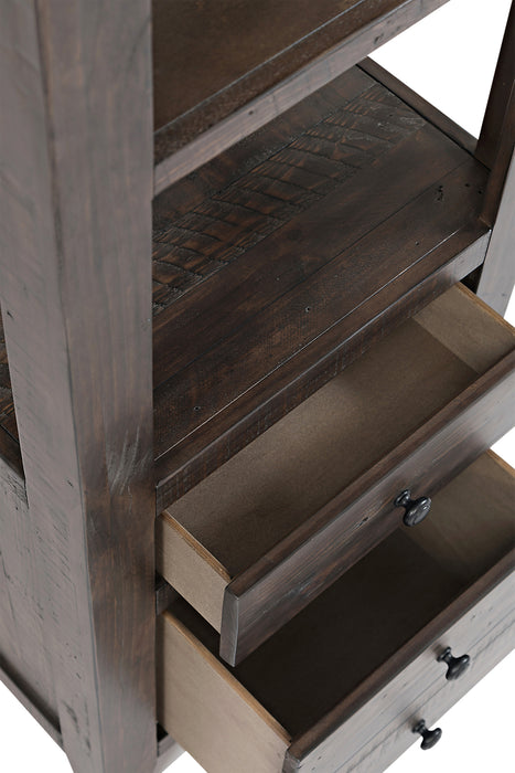 Section latérale bibliothèque Madison - brune