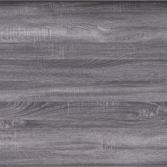 Meuble pour téléviseur moderne Malibu de 72 po avec rangement et système de gestion des câbles pour téléviseurs jusqu’à 80 po - gris vieilli