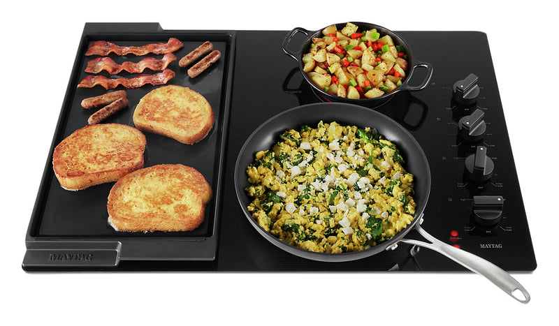 Surface de cuisson électrique Maytag de 30 po à 4 éléments - noire - MEC8830HB