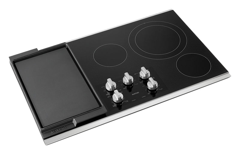 Surface de cuisson électrique Maytag de 36 po à 5 éléments - acier inoxydable - MEC8836HS