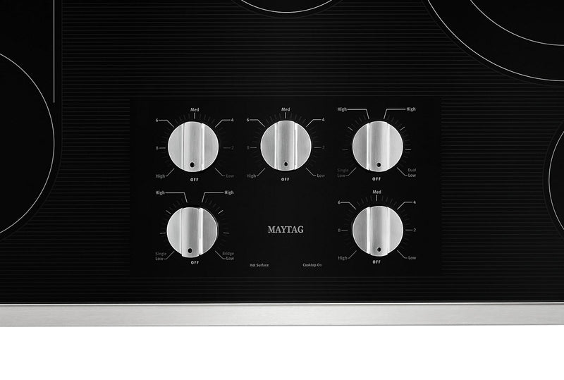 Surface de cuisson électrique Maytag de 36 po à 5 éléments - acier inoxydable - MEC8836HS