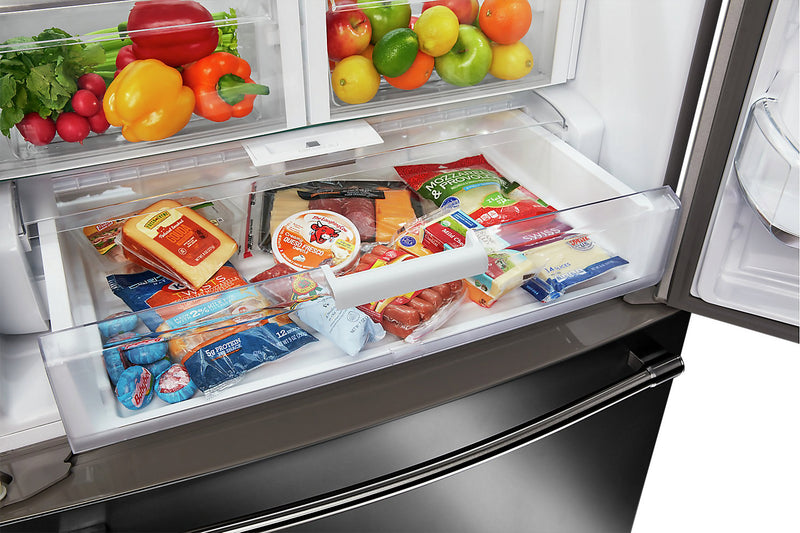 Réfrigérateur Maytag de 27 pi³ et de 36 po à portes françaises - acier inoxydable résistant aux traces de doigts - MFT2772HEZ