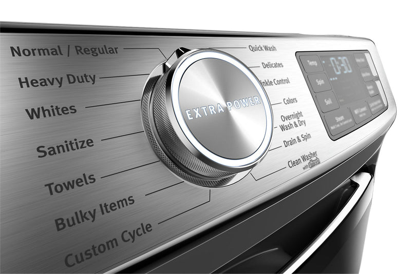 Laveuse à la vapeur intelligente haute efficacité Maytag à chargement frontal de 5,8 pi³ - ardoise métallique - superposable - MHW8630HC