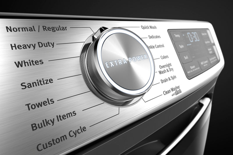 Laveuse à la vapeur intelligente haute efficacité Maytag à chargement frontal de 5,8 pi³ - blanche - superposable - MHW8630HW