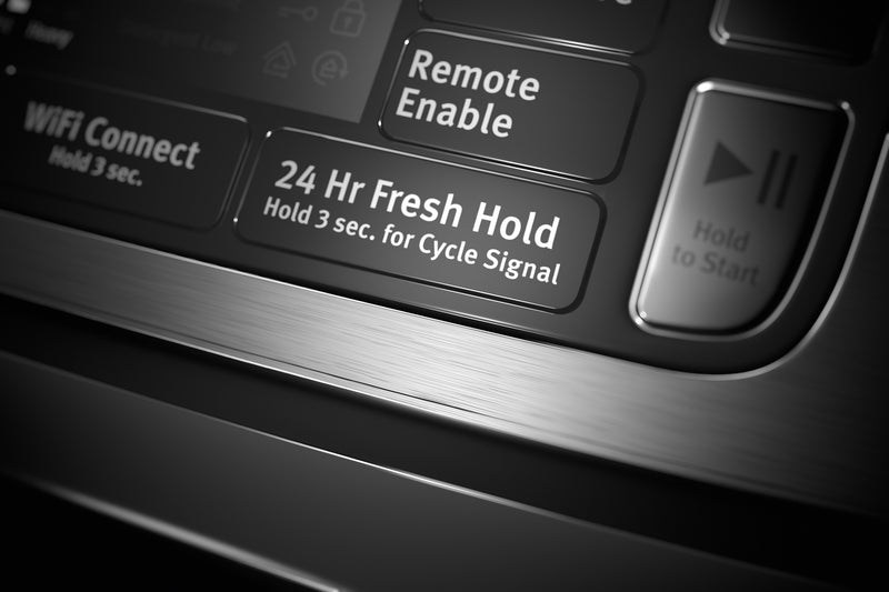 Laveuse à la vapeur intelligente haute efficacité Maytag à chargement frontal de 5,8 pi³ - blanche - superposable - MHW8630HW