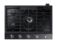 Surface de cuisson à gaz intelligente Samsung de 30 po à 5 brûleurs avec brûleur double puissant de …