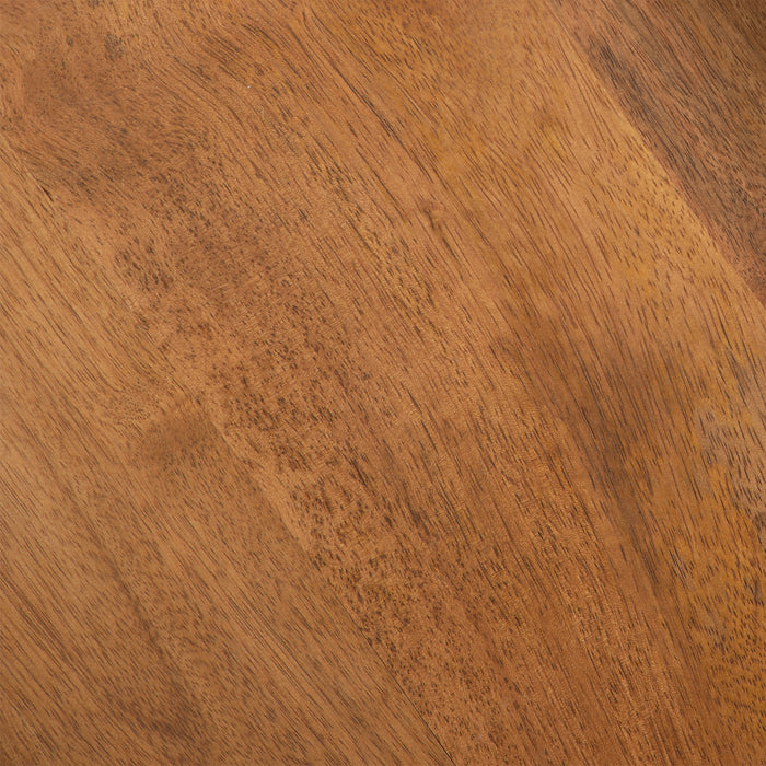 Table d'appoint ronde Nashik de 20 po - brune