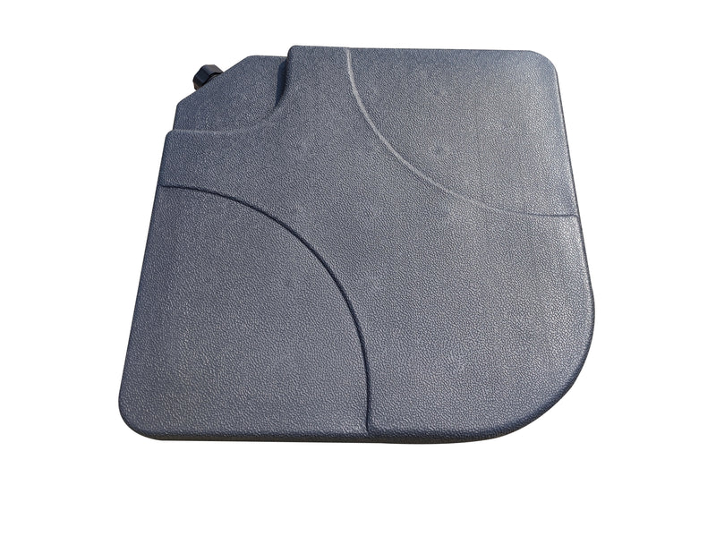 Parasol Shanghai pour la terrasse avec base 4 pièces - turquoise