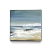Œuvre d’art murale sur toile encadrée noire « East Coast Ii » 20 x 20