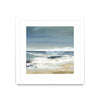 Œuvre d’art murale encadrée blanche et mate « East Coast Ii » 30 x 30