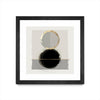 Œuvre d’art murale encadrée noire et mate « Dream Life Inspired I » 36 x 36
